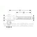 Horizontal Lifeline System Component Stainless Steel Threaded Jaw Terminal